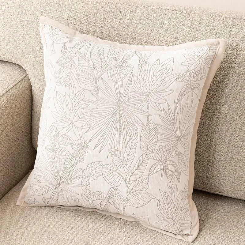 Eleganza Luxury Chenille Throw Pillow Covers - Jacquard Cushion Cases 14:193#Style 01;5:201298988#40X40cm Cushion Covers