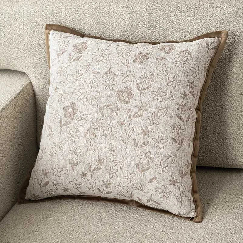 Eleganza Luxury Chenille Throw Pillow Covers - Jacquard Cushion Cases 14:193#Style 01;5:201298988#40X40cm Cushion Covers