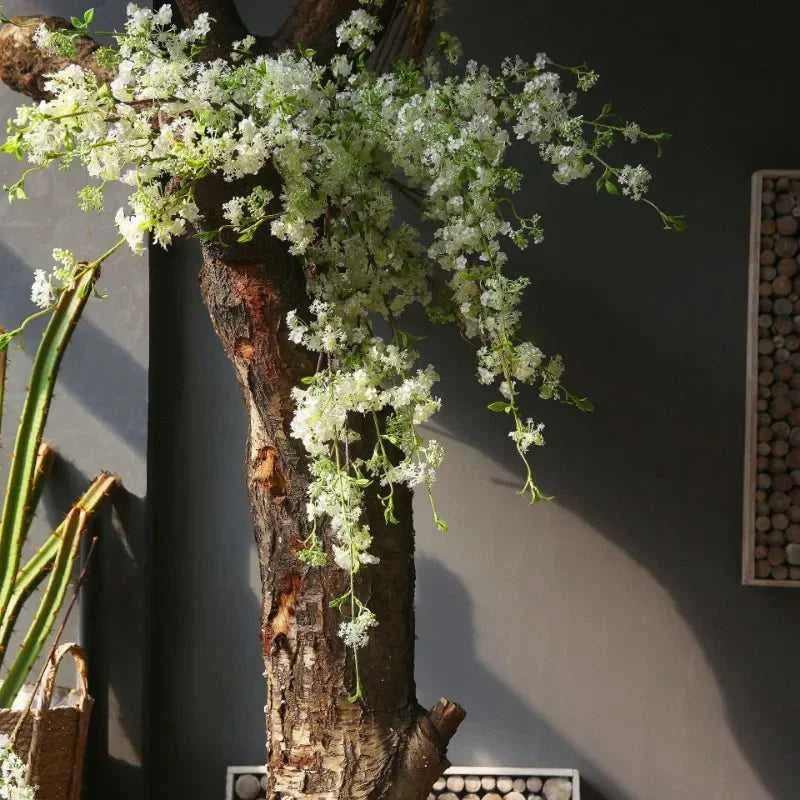 Fairy Artificial Snow Willow 100cm - Wedding & Home Decor 14:771#White Artificial Flowers