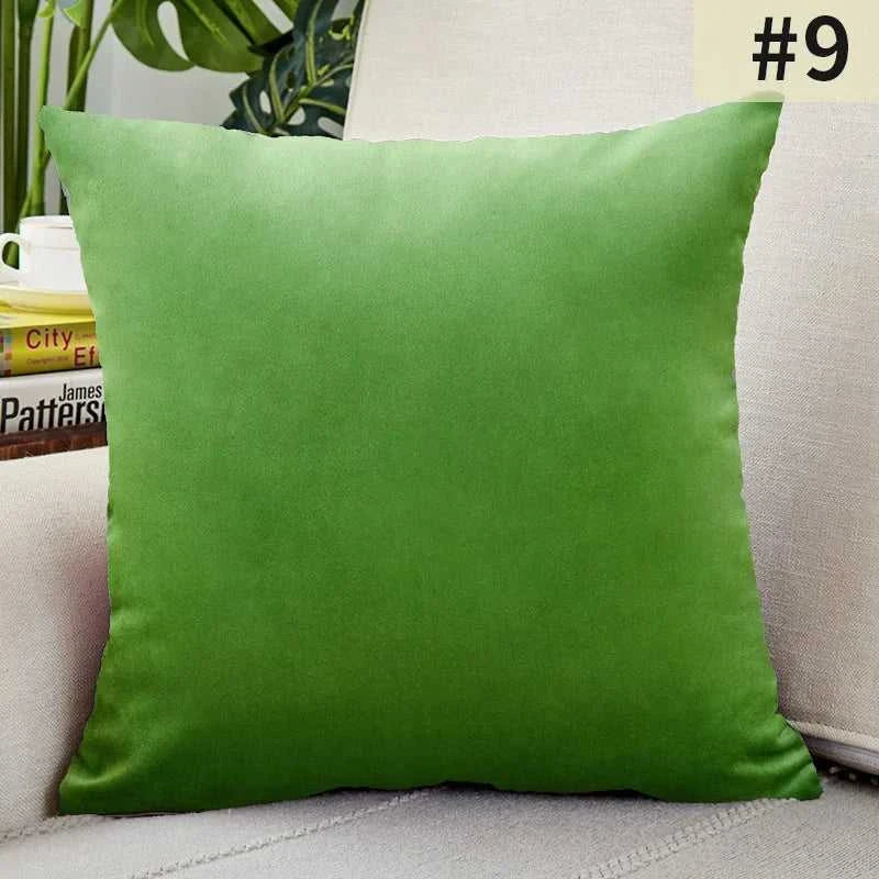 Gardenia Velvet Cushion Cover - Solid Color Throw Pillow Case 14:201450919#1;5:201298983#30x50cm Cushion Covers