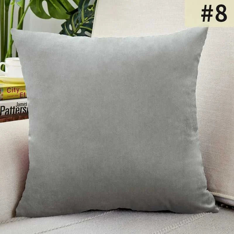 Gardenia Velvet Cushion Cover - Solid Color Throw Pillow Case 14:201450919#1;5:201298983#30x50cm Cushion Covers