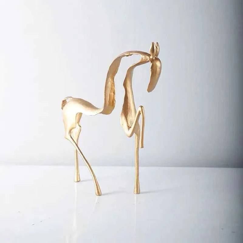 Caballo Aluminum Horse Sculpture 30cm - Modern Fortune Figurine for Home & Office 14:200006151#style1 Decorative Sculpture