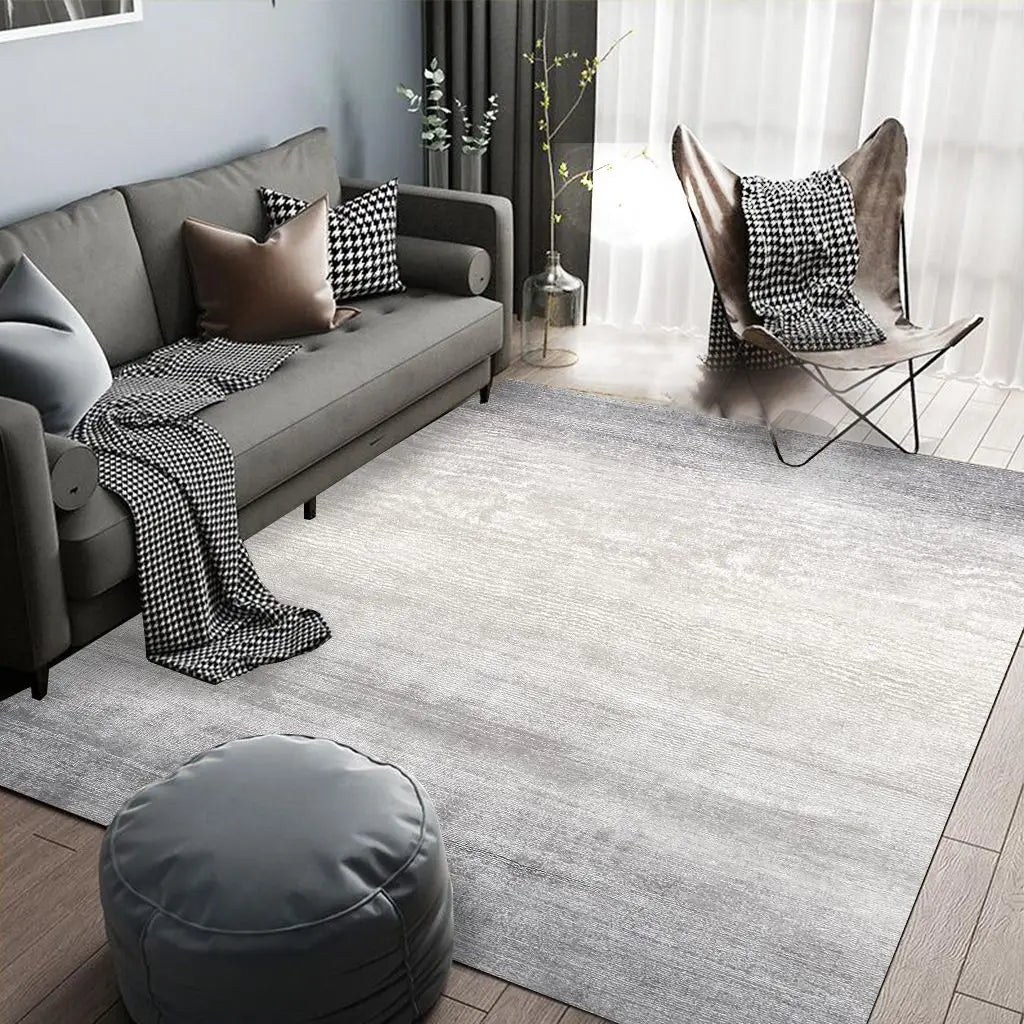 Mocco Modern Grey Area Rug | Premium Living Room Carpet