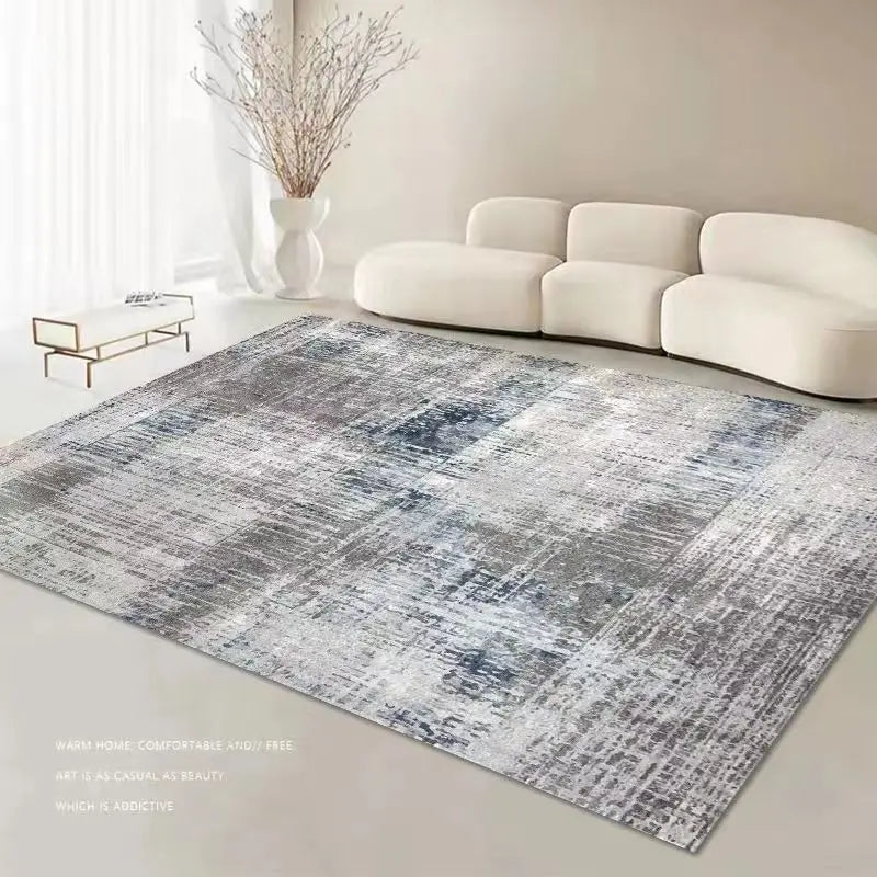 Mocco Modern Grey Area Rug | Premium Living Room Carpet