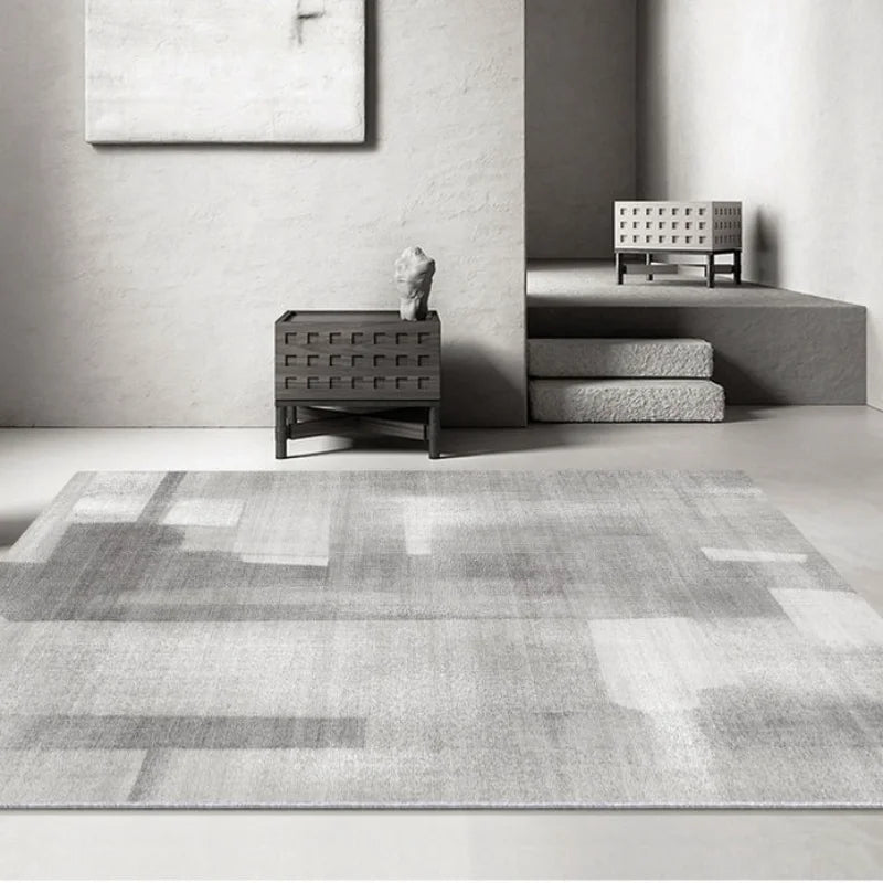 Mocco Modern Grey Area Rug | Premium Living Room Carpet