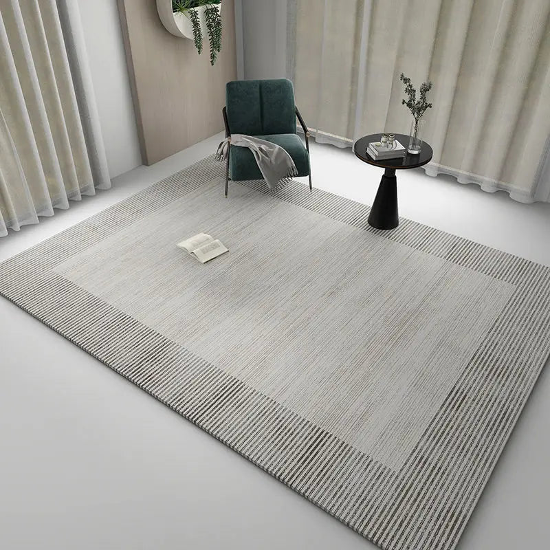 Mocco Modern Grey Area Rug | Premium Living Room Carpet