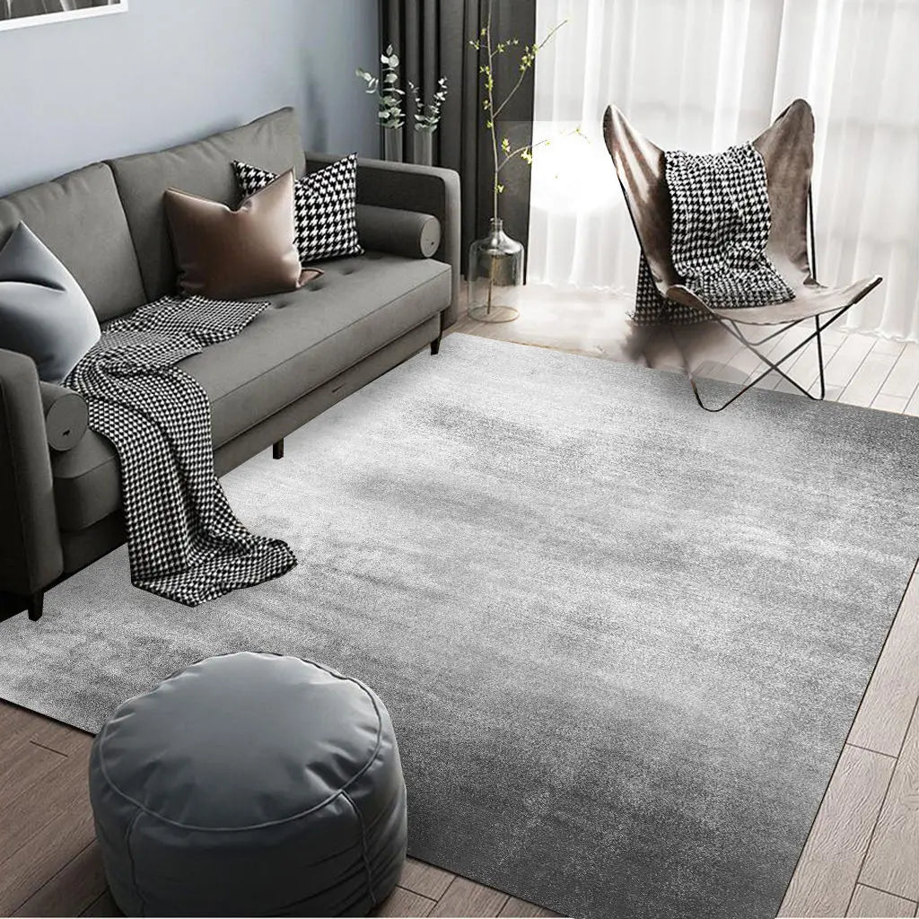 Mocco Modern Grey Area Rug | Premium Living Room Carpet