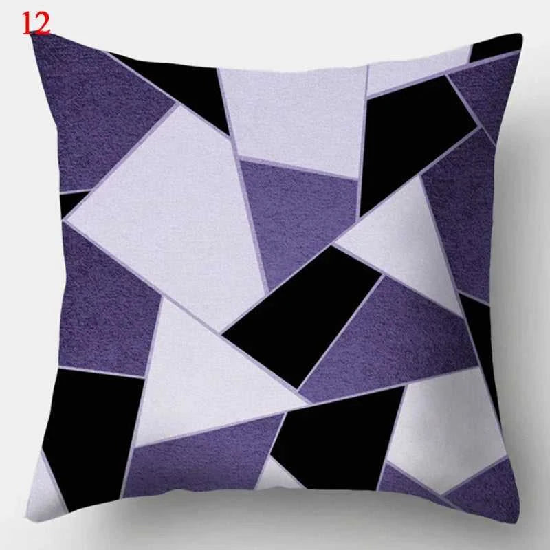 Purple Geometric Pillowcase Decorative Cushion Cover Home Sofa Decor Square throw pillow covers 45*45 pillowcases40x40cm 50x50 14:200004870#tnb-241218015650;5:201298985#50x50cm Cushion Covers