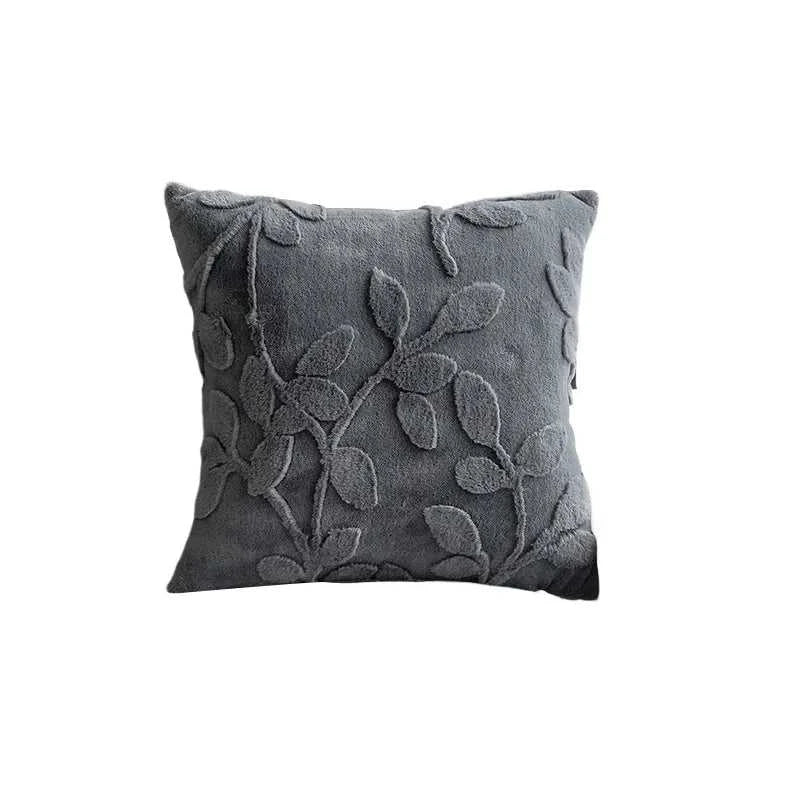 Mandee Jacquard Throw Pillow Cover - Plush Decorative Cushion Cover 14:175#Coffee;5:201298990#30x50cm Cushion Covers