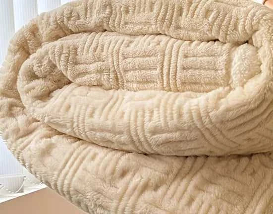 Matrix Premium Vintage Blanket - Milk Velvet Home Throw 14:366;5:200011731 Blankets & Throws