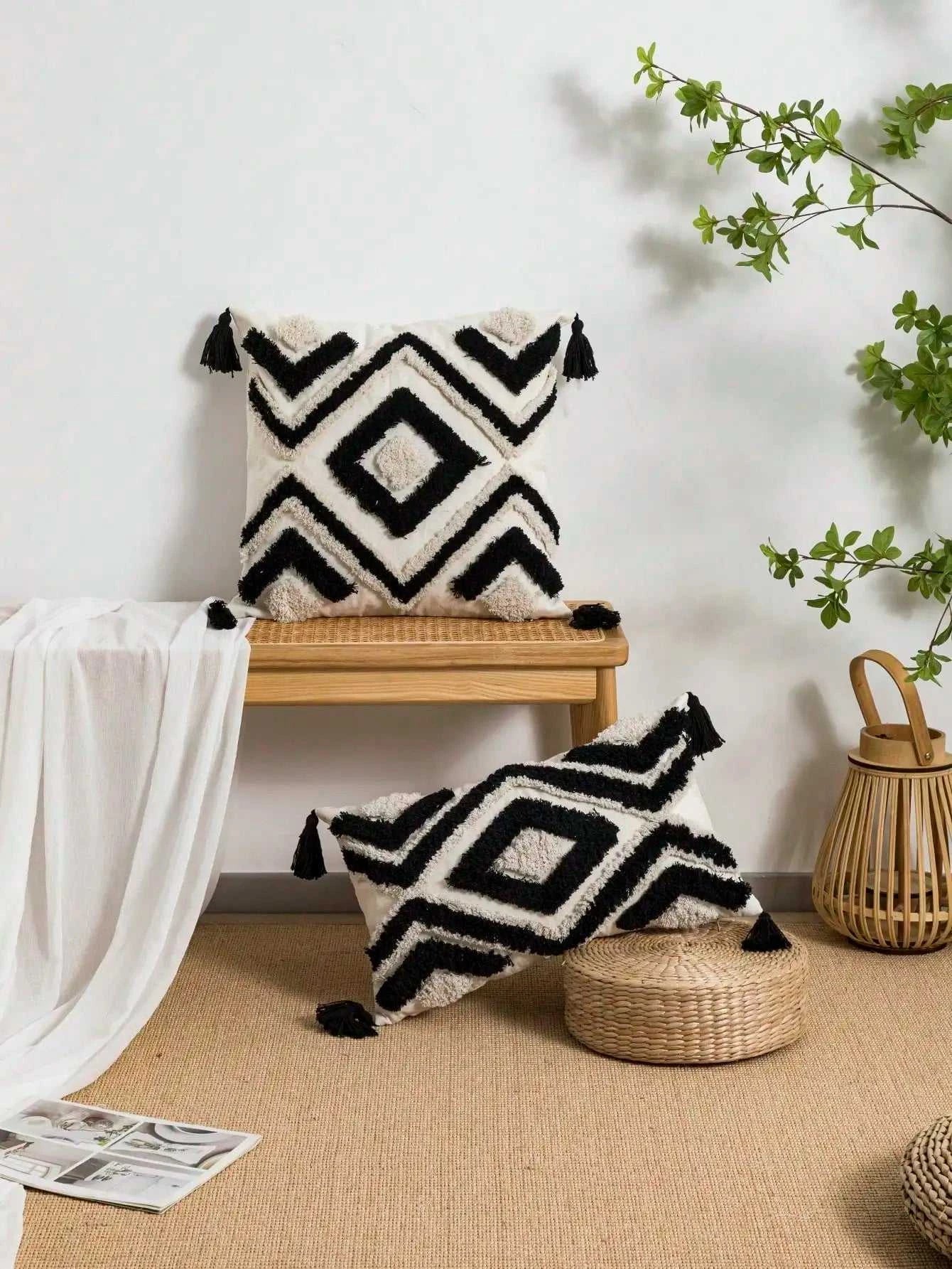 Maya Nordic Moroccan Tufted Pillow Covers 14:366;5:201298988#30x50cm Cushion Covers