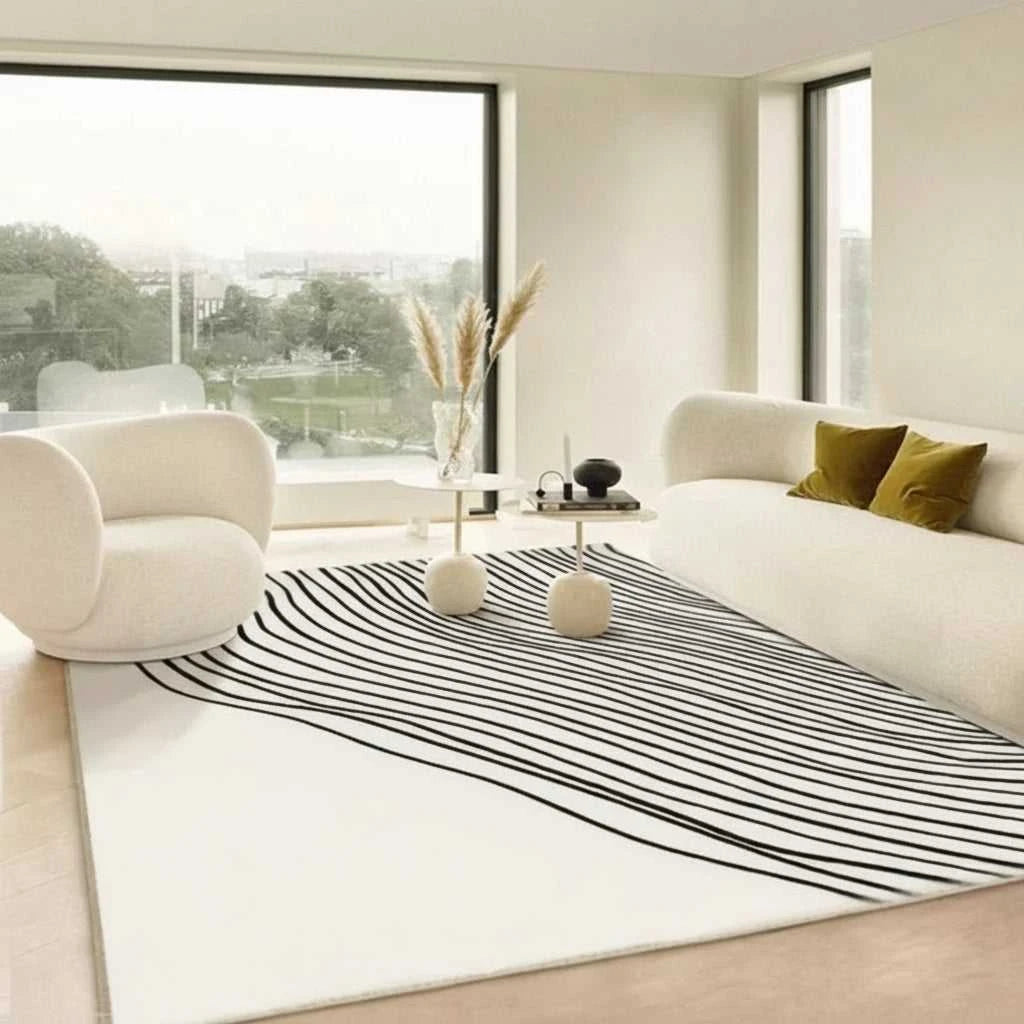 Meraki Plush Area Rug Non-Slip - Living Room Bedroom Carpet 14:29#A;5:200844313#80x120cm Carpets