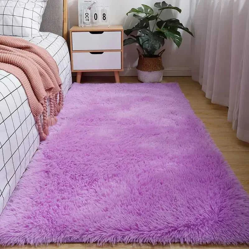 Miko Fluffy Faux Sheepskin Rug - Soft Faux Fur Floor Mat 14:29#A-1;5:202813808#40X60cm 15.7X23.6in Rugs