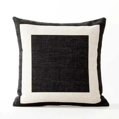 Miley Nordic Geometric Cushion Cover - Linen Pillowcase 45x45cm 14:771#A;5:201298987#30x50cm Cushion Covers