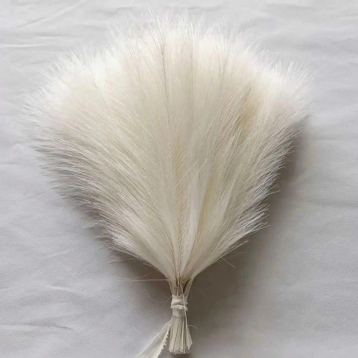 Mimosa Artificial Pampas Grass 42cm - 10pcs Boho Decor 14:202884863#color 1 Artificial Plants
