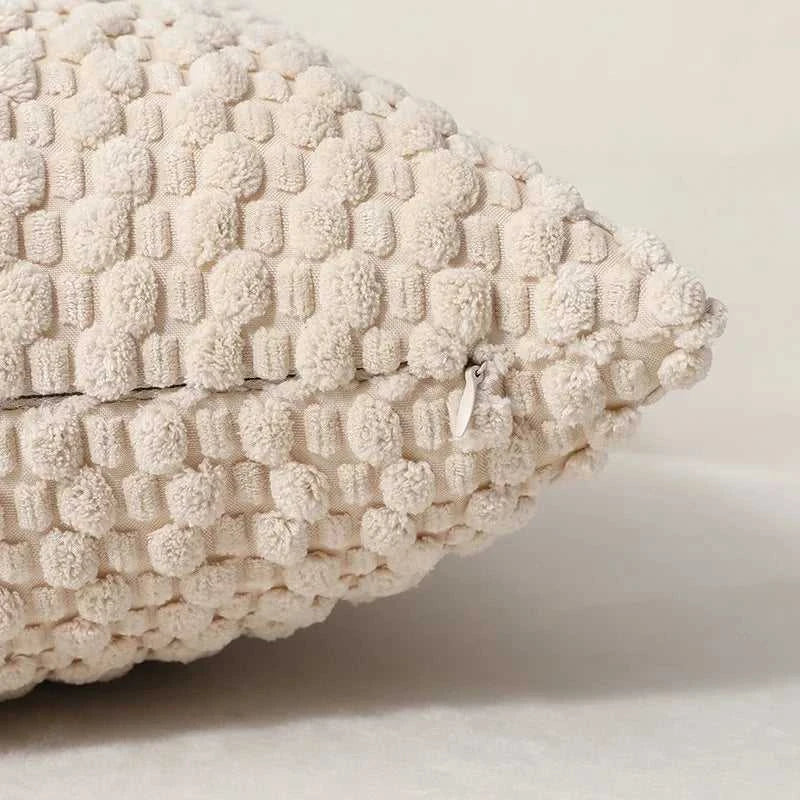 Mixi Fluffy Corduroy 3D Bubble Pillow Cover - Plush Solid Cushion 14:200006152#dark green;5:202624808#30x50cm Cushion Covers