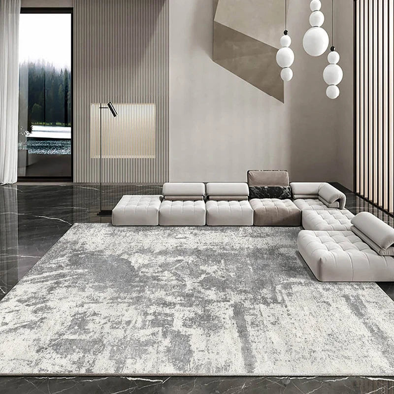 Mocco Modern Grey Area Rug | Premium Living Room Carpet