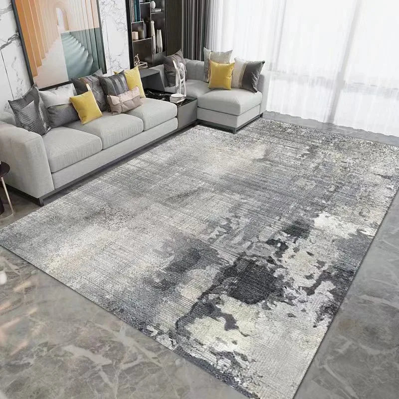 Mocco Modern Grey Area Rug | Premium Living Room Carpet