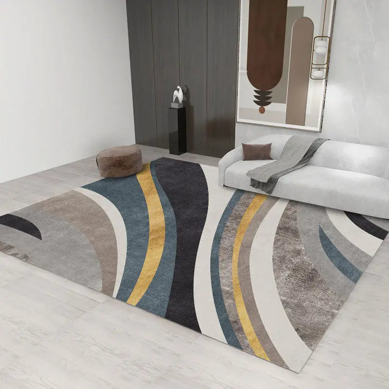 Mocco Modern Grey Area Rug | Premium Living Room Carpet