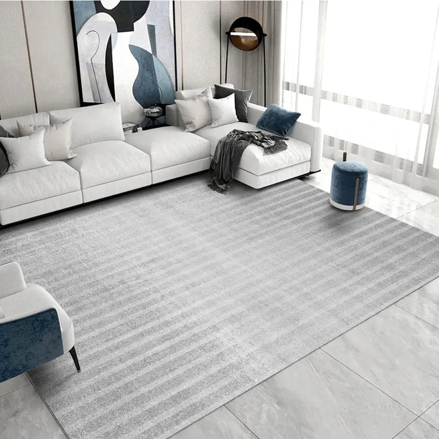 Mocco Modern Grey Area Rug | Premium Living Room Carpet