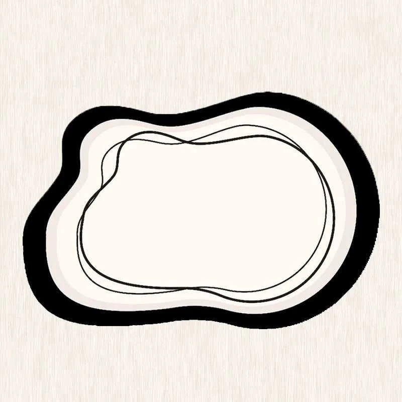 Mono Irregular Pattern Luxury Carpet - Living Room Rug 14:29#SXB-008;5:202720808#80X120CM (2.6X3.9FT Carpets