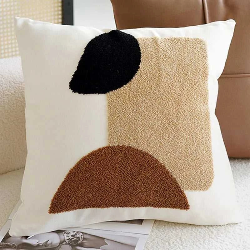 Mysa Nordic Vintage Throw Pillow Cover - Light Luxury Cushion 14:193#Color 1;5:202198822#45X45CM Without Core Cushion Covers
