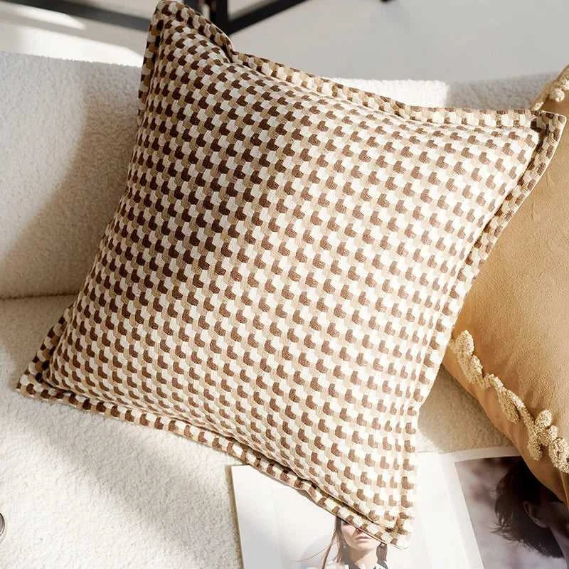 Mysa Nordic Vintage Throw Pillow Cover - Light Luxury Cushion 14:193#Color 1;5:202198822#45X45CM Without Core Cushion Covers