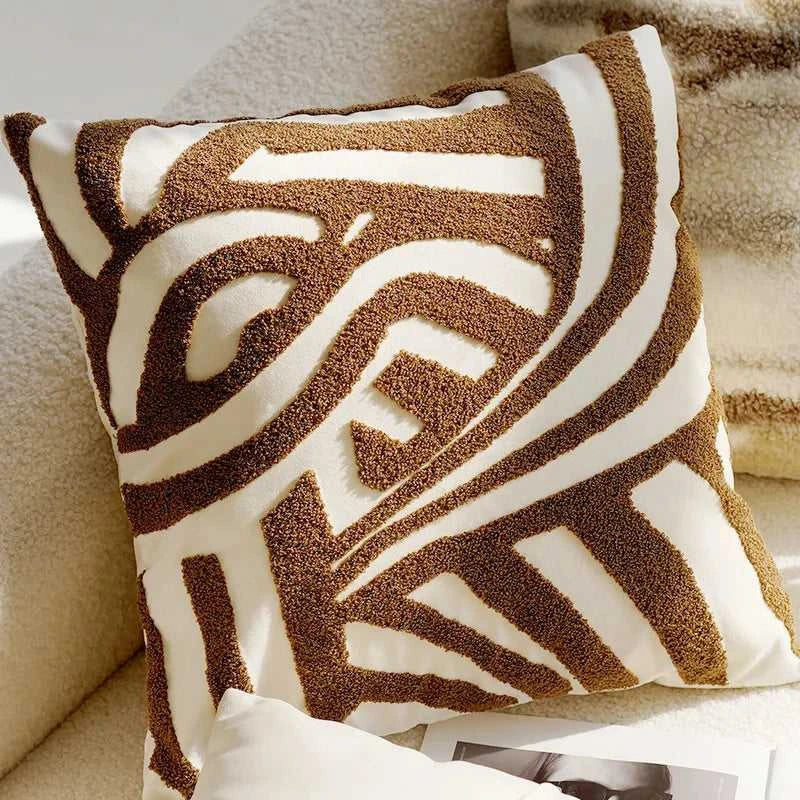 Mysa Nordic Vintage Throw Pillow Cover - Light Luxury Cushion 14:193#Color 1;5:202198822#45X45CM Without Core Cushion Covers