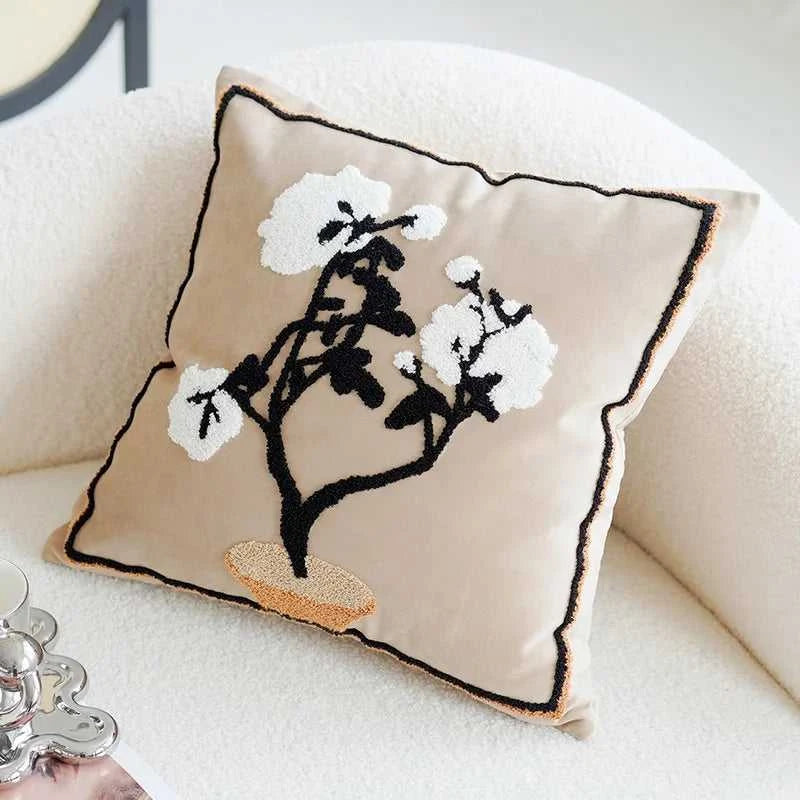 Mysa Nordic Vintage Throw Pillow Cover - Light Luxury Cushion 14:193#Color 1;5:202198822#45X45CM Without Core Cushion Covers
