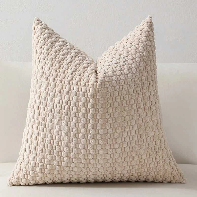 Vellu Corduroy Striped Throw Pillow Covers - Soft Cushion Cases for Sofa & Bed 14:365458#dark blue;5:201298988#1pc 30X50cm Cushion Covers