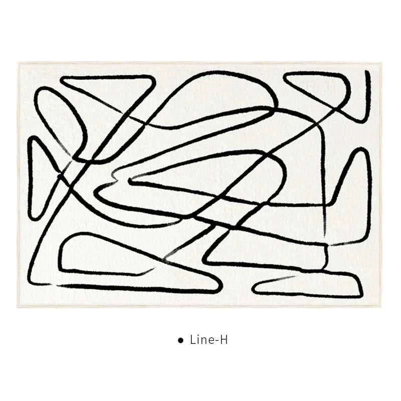 Meraki Plush Area Rug Non-Slip - Living Room Bedroom Carpet 14:29#A;5:200844313#80x120cm Carpets