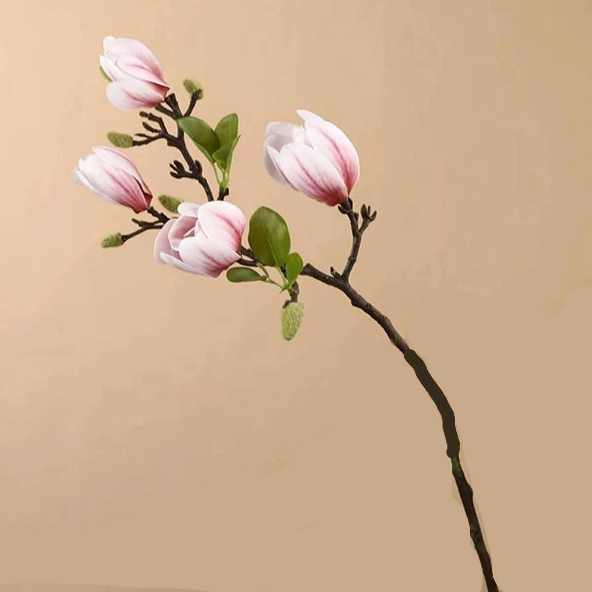 Bobo Silk Magnolia Bouquet - Artificial Flowers for Wedding & Home Decor 14:366;5:100014066#1pc Artificial Flowers