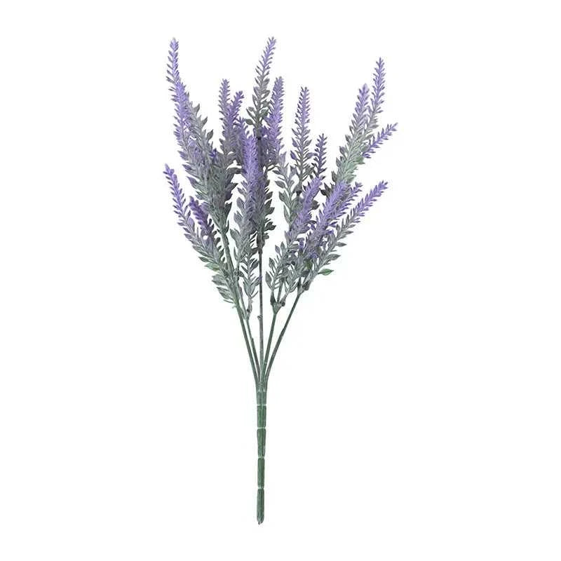 Prairie Artificial Lavender Bunch 38cm - Wedding & Home Decor 14:350850#Yellow;5:100014066#1 PCS Artificial Flowers