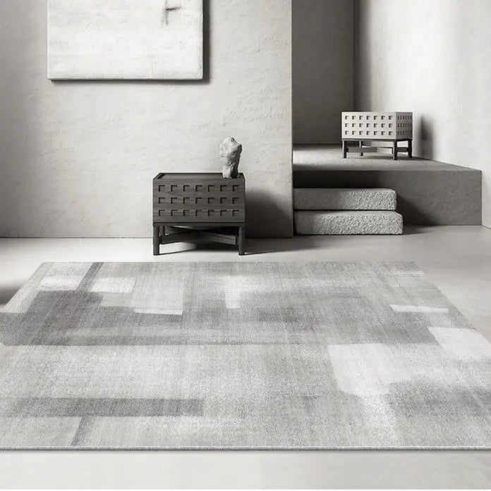 Mocco Modern Grey Area Rug | Premium Living Room Carpet