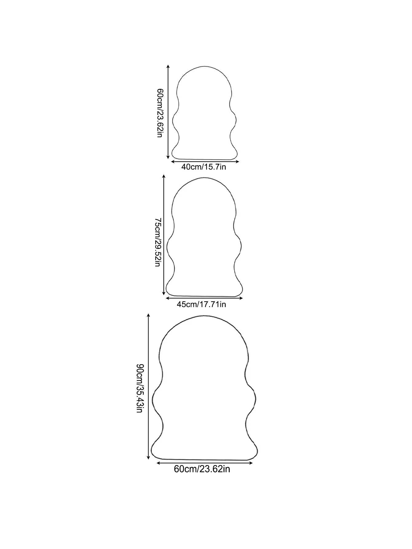 Cameron Plush Shag Carpet - Soft Fluffy Floor Mat for Living Room & Bedroom 14:29#baisepingdiyu;5:200007736#40cmx60cm Rugs