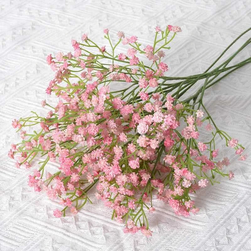 Skies Artificial Baby's Breath 52cm White - Wedding Bouquet Decor 14:365458#white;5:100014066#1bunch Artificial Flowers