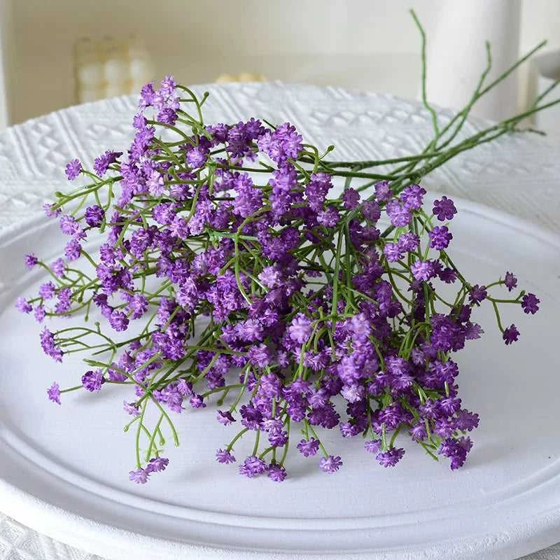 Skies Artificial Baby's Breath 52cm White - Wedding Bouquet Decor 14:365458#white;5:100014066#1bunch Artificial Flowers