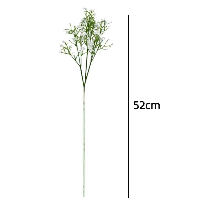 Skies Artificial Baby's Breath 52cm White - Wedding Bouquet Decor 14:365458#white;5:100014066#1bunch Artificial Flowers