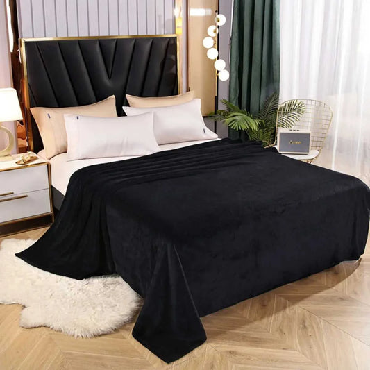 Tatiana Premium Fleece Blanket - All Season Comfort Throw 14:691;5:595#200x230cm Blankets & Throws