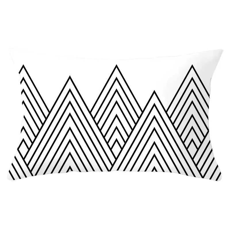 Tessitura Geometric Cushion Cover 30x50cm - Single Sided Print 14:771#1;5:201298983#30x50cm Cushion Covers