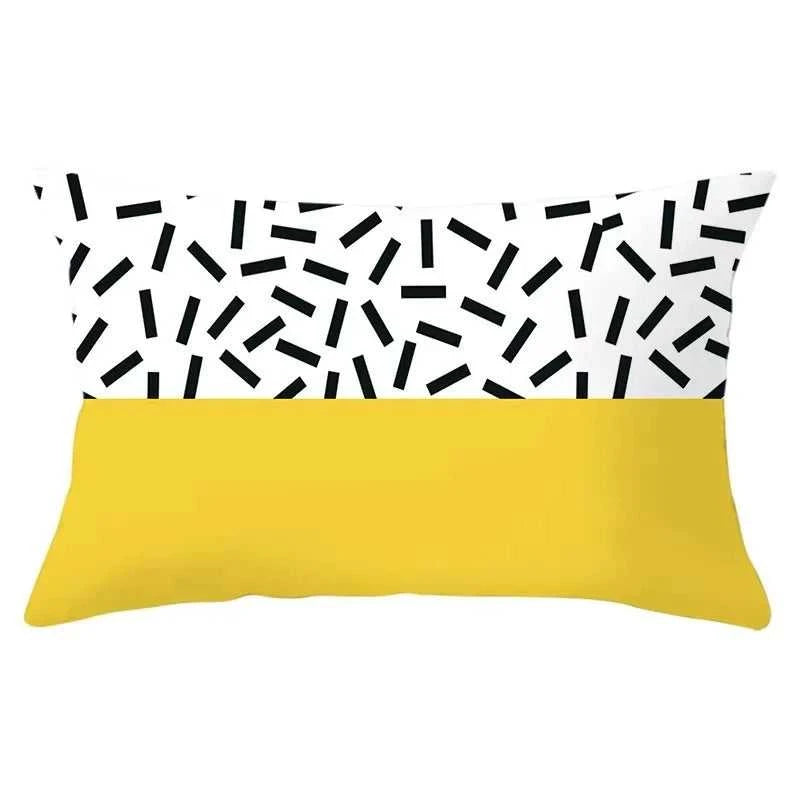 Tessitura Geometric Cushion Cover 30x50cm - Single Sided Print 14:771#1;5:201298983#30x50cm Cushion Covers
