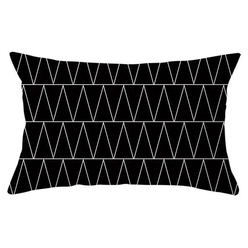 Tessitura Geometric Cushion Cover 30x50cm - Single Sided Print 14:771#1;5:201298983#30x50cm Cushion Covers