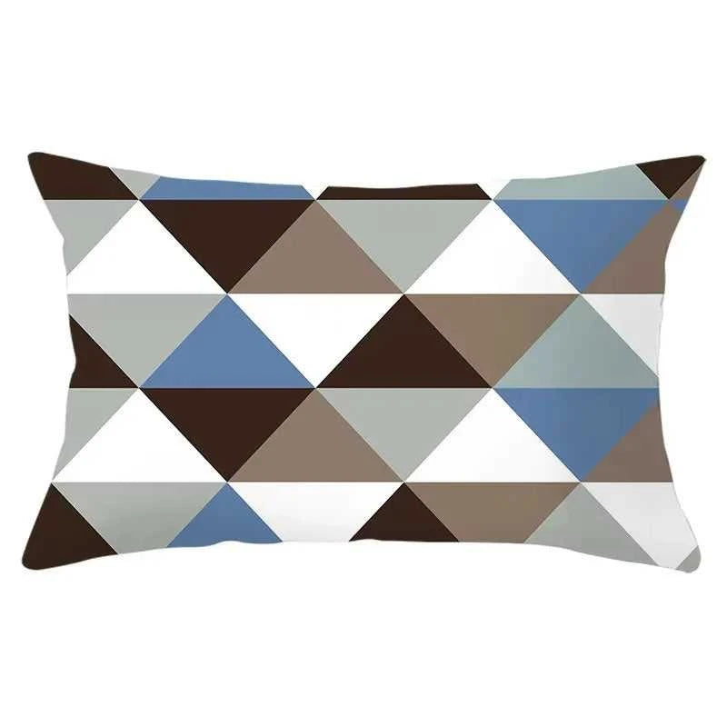 Tessitura Geometric Cushion Cover 30x50cm - Single Sided Print 14:771#1;5:201298983#30x50cm Cushion Covers
