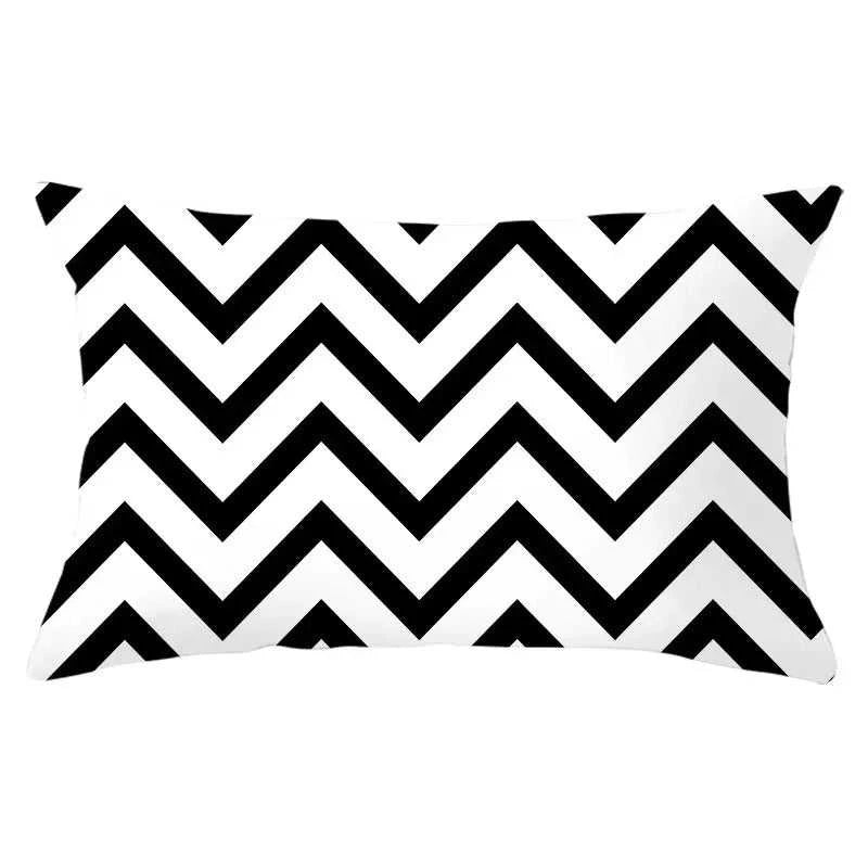 Tessitura Geometric Cushion Cover 30x50cm - Single Sided Print 14:771#1;5:201298983#30x50cm Cushion Covers