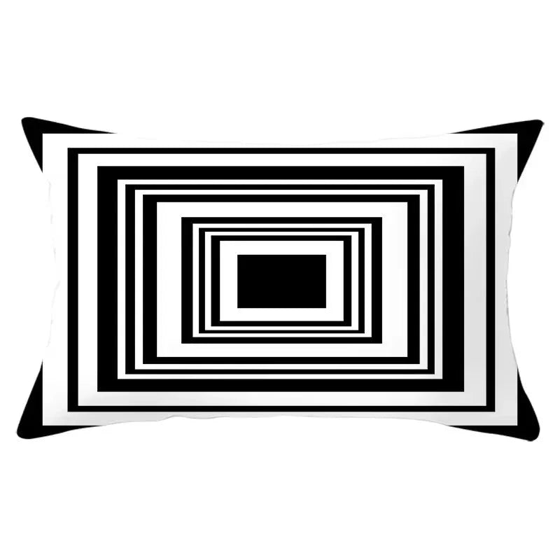 Tessitura Geometric Cushion Cover 30x50cm - Single Sided Print 14:771#1;5:201298983#30x50cm Cushion Covers