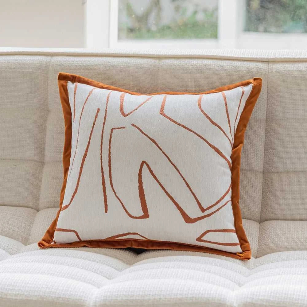 Vern Chenille Cushion Cover 45x45cm - French Style Sofa Pillow Case 14:193#29142-1;5:201298988#45x45cm Cushion Covers