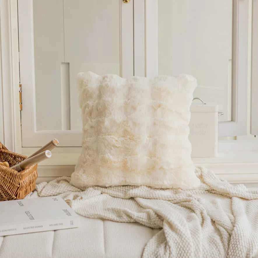 Vern Chenille Cushion Cover 45x45cm - French Style Sofa Pillow Case 14:193#29142-1;5:201298988#45x45cm Cushion Covers