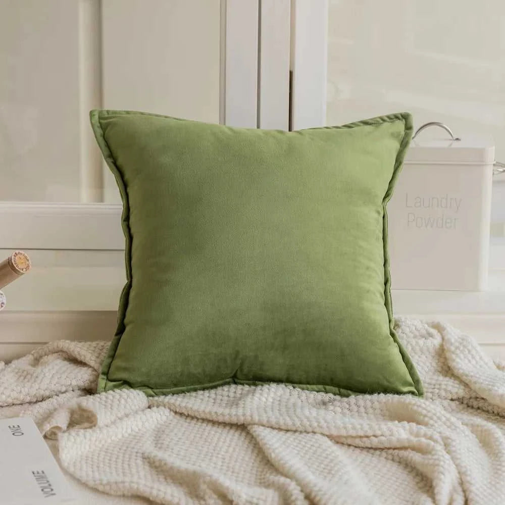 Vern Chenille Cushion Cover 45x45cm - French Style Sofa Pillow Case 14:193#29142-1;5:201298988#45x45cm Cushion Covers