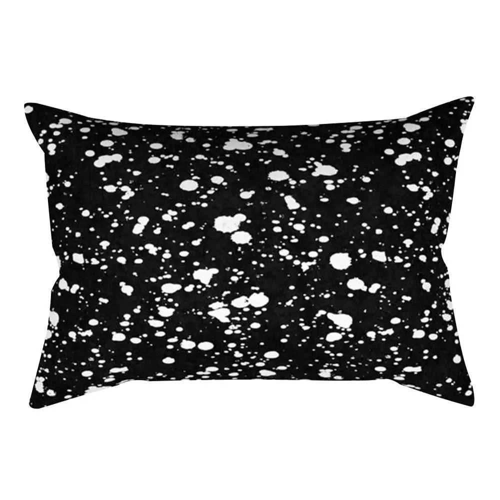 Vika Black & White Striped Rectangular Cushion Cover 30x50cm 14:193#236;5:201298989#30x50cm Cushion Covers