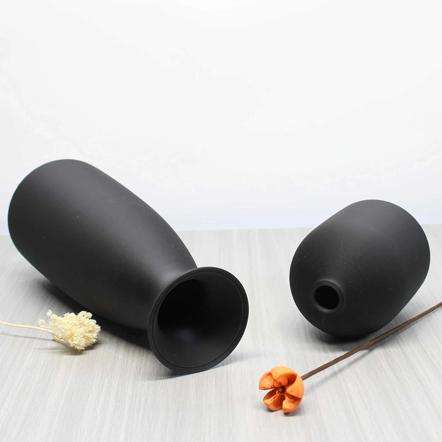 Vole Bohemian Dry Vases Set of 2 - Decorative Home & Office Ornaments 14:29 vase